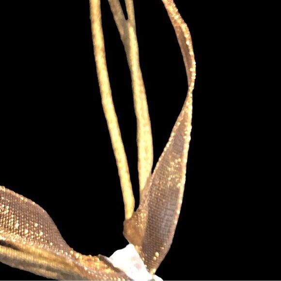 Iridescent glass butterfly pendant necklace pink blue green metallic cords - Picture 5 of 6